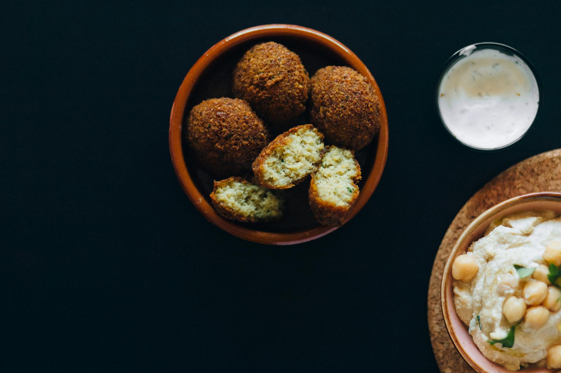 Unlock Crispy Perfection: Homemade Baked Falafel with Zesty Lemon-Herb Tzatziki